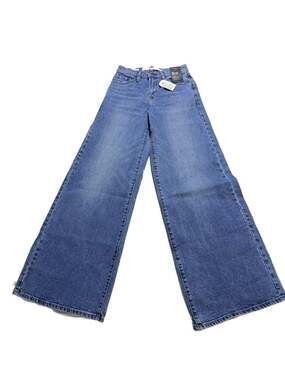 Levi's 728 High Rise Wide Leg Vintage Stretch Jeans Size 26x32